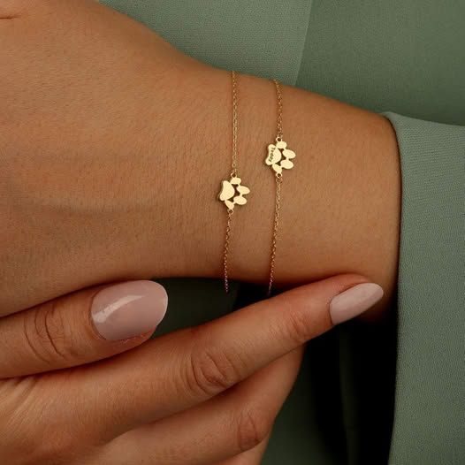 Pulsera Personalizada Huellas Eternas