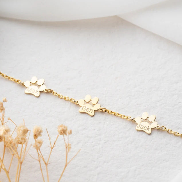Pulsera Personalizada Huellas Eternas