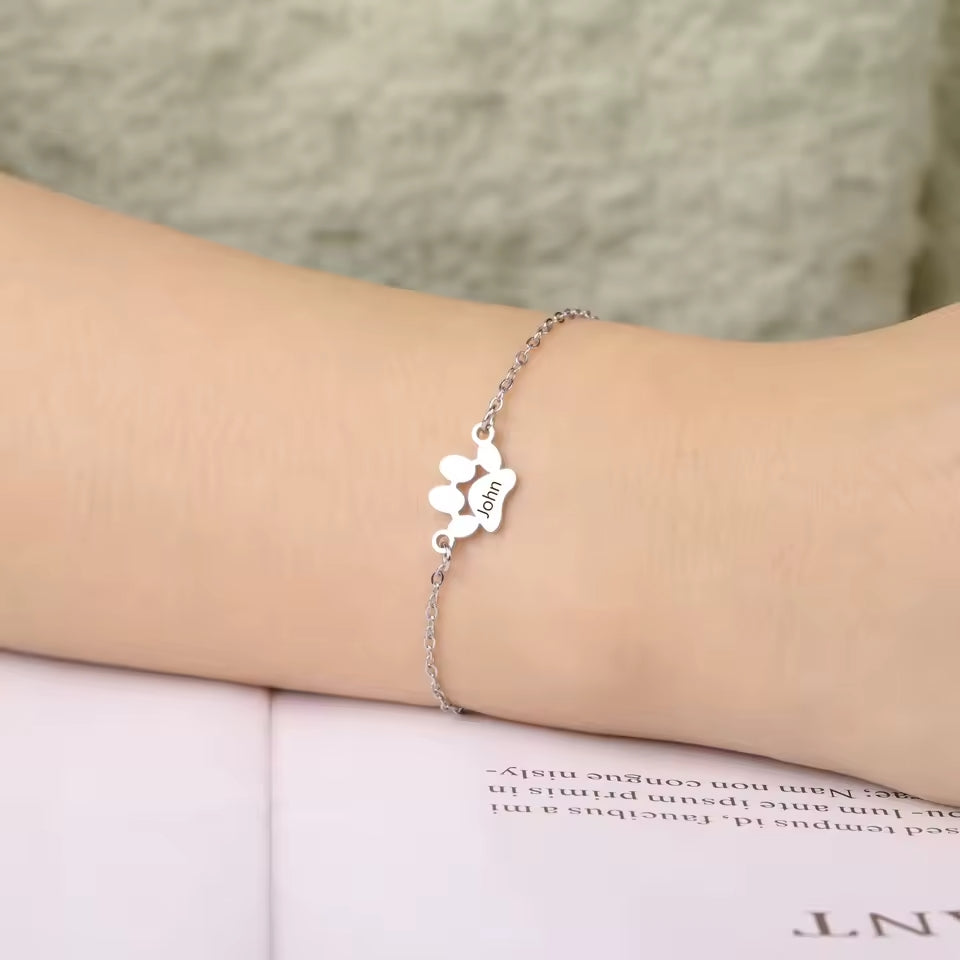 Pulsera Personalizada Huellas Eternas