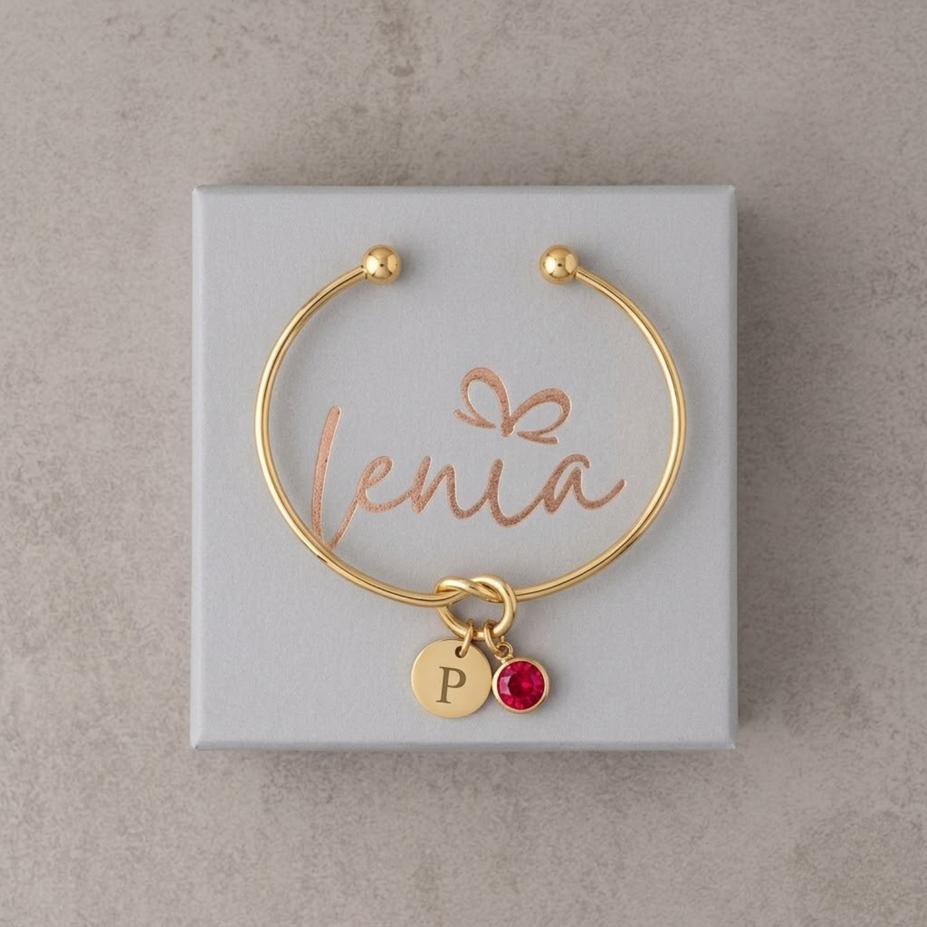 Pulsera inicial + Piedra de Nacimiento