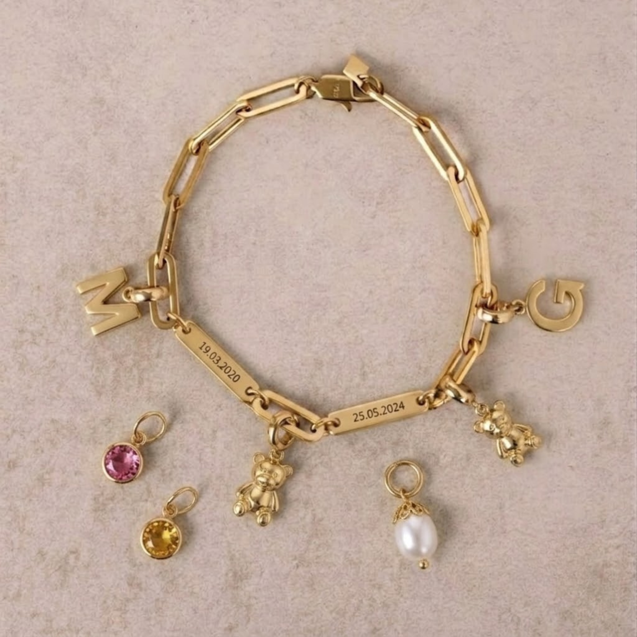 Pulsera Personalizada Charms