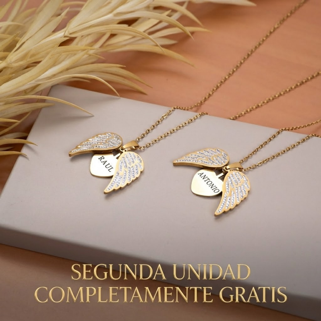 Collar Personalizado Ángel + Segunda Unidad GRATIS