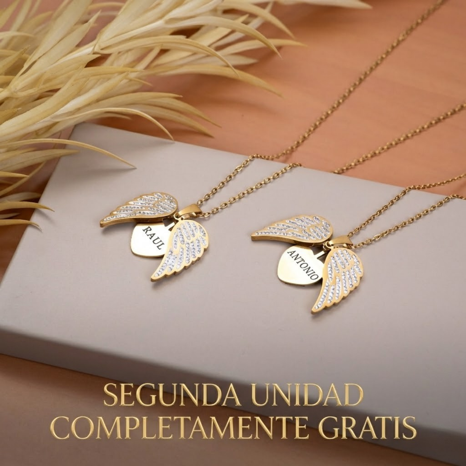 Collar Personalizado Ángel + Segunda Unidad GRATIS