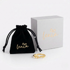 Caja Rosa Real Preservada + Anillo Mamá