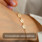 Pulsera Personalizada Huellas Eternas