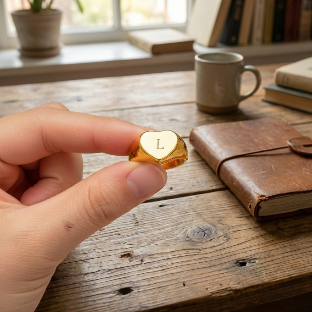 Anillo Corazón inicial