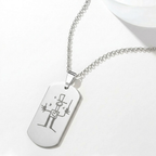Llavero o Collar Personalizado Dibujo Eterno