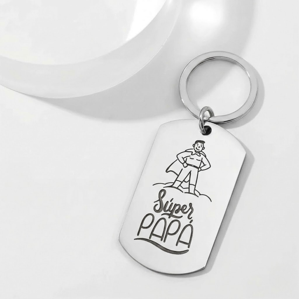 Llavero o Collar Personalizado Dibujo Eterno