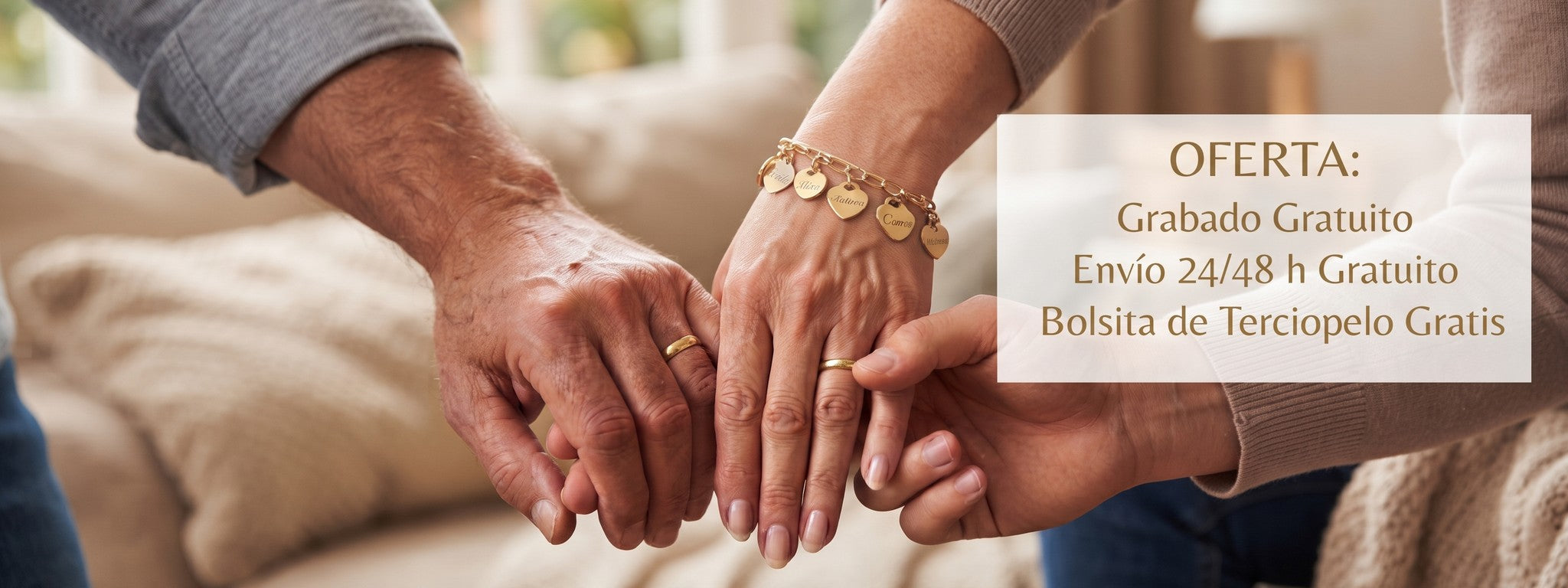 Oferta pulsera vínculo - escritorio