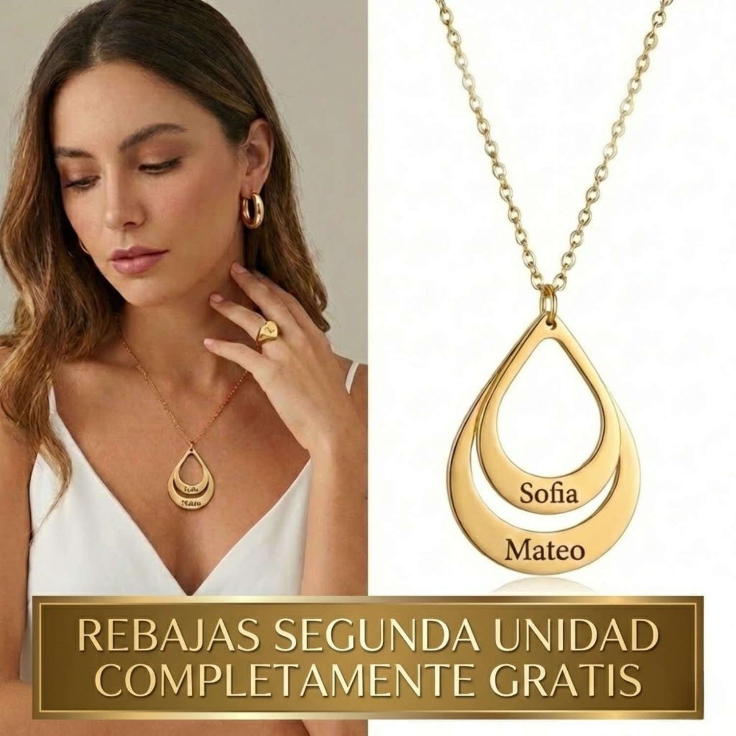 Collar Personalizado Love + Segunda Unidad GRATIS